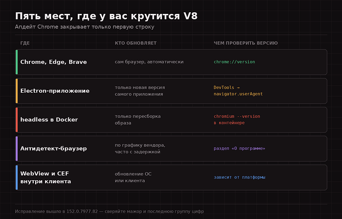 Пять мест, где крутится V8, и кто их обновляет